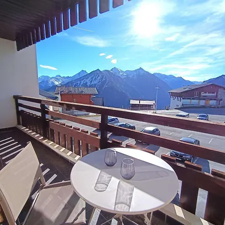 T2 Confortable Pour 4 Pers Avec Balcon Sud Et Parking A 1700m D'altitude - Fr-1-457-362